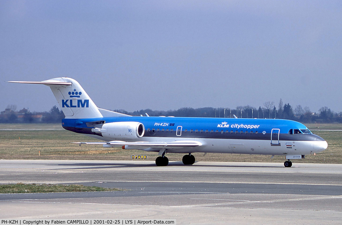 PH-KZH, 1997 Fokker 70 (F-28-0070) C/N 11583, KLM Cityhopper
