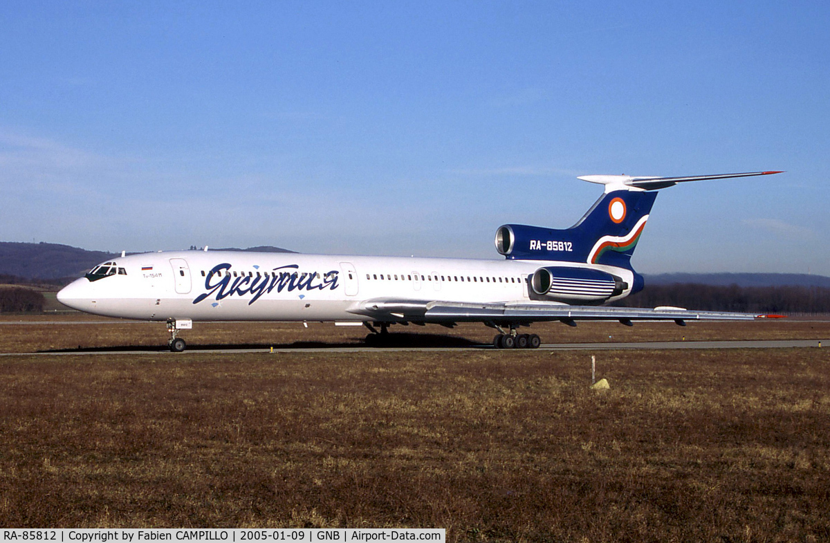 RA-85812, 1995 Tupolev Tu-154M C/N 94A1005, Yakutia Airlines