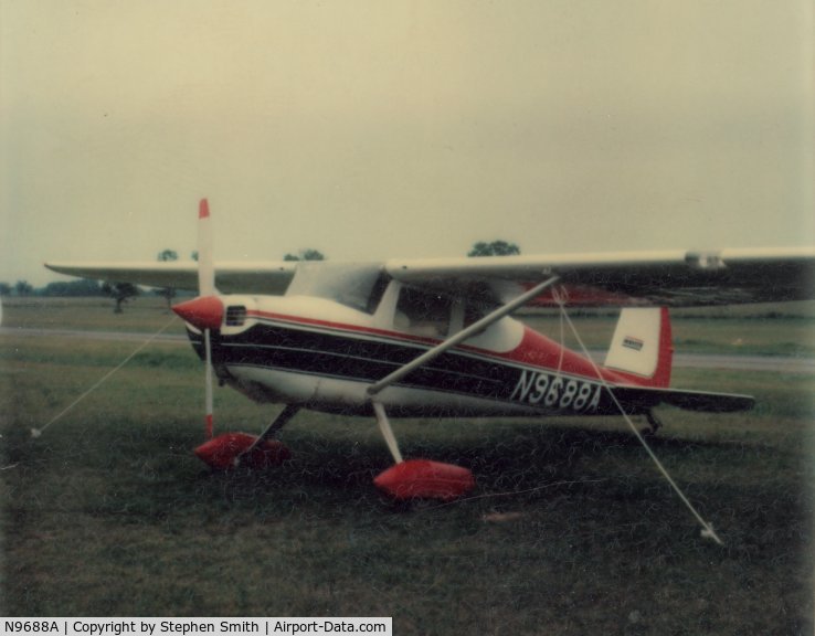 N9688A, 1950 Cessna 140A C/N 15409, Pre-crash front view