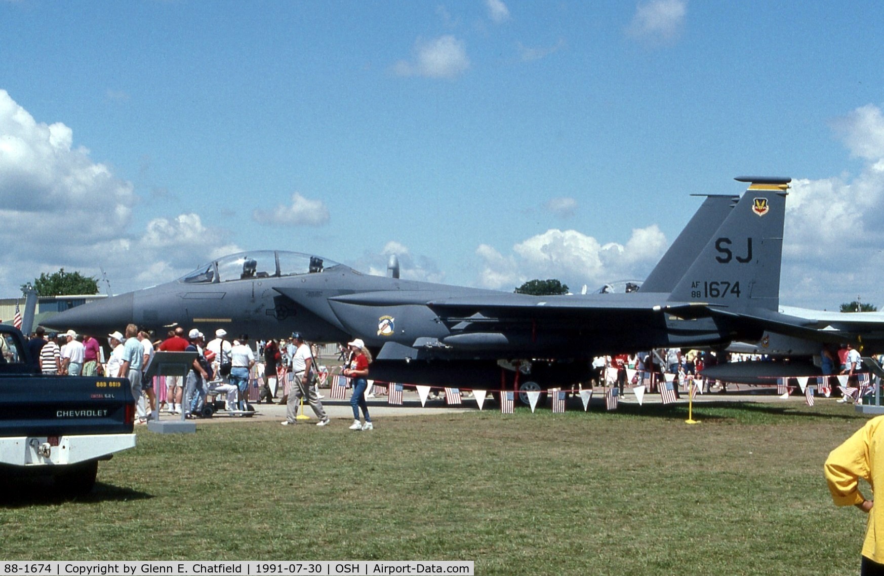 88-1674, 1988 McDonnell Douglas F-15E Strike Eagle C/N 1083/E058, F-15E at the EAA Fly In