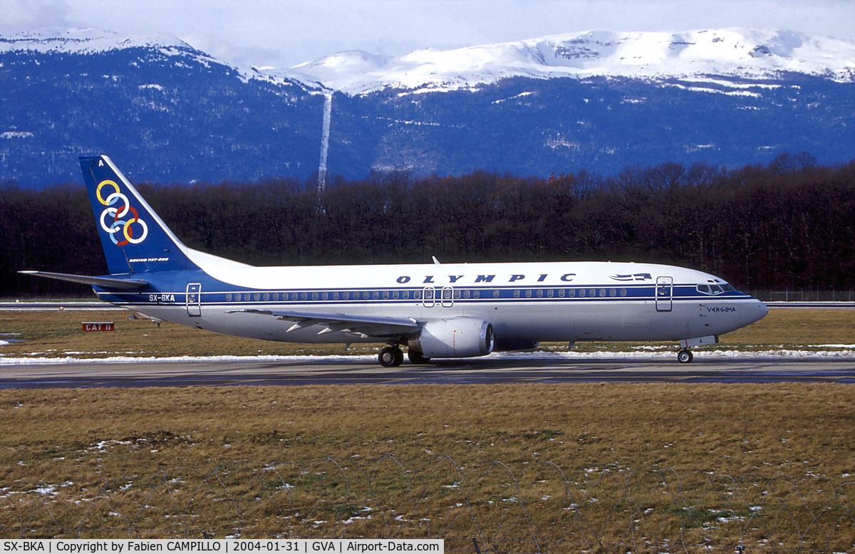 SX-BKA, 1991 Boeing 737-484 C/N 25313, Olympic