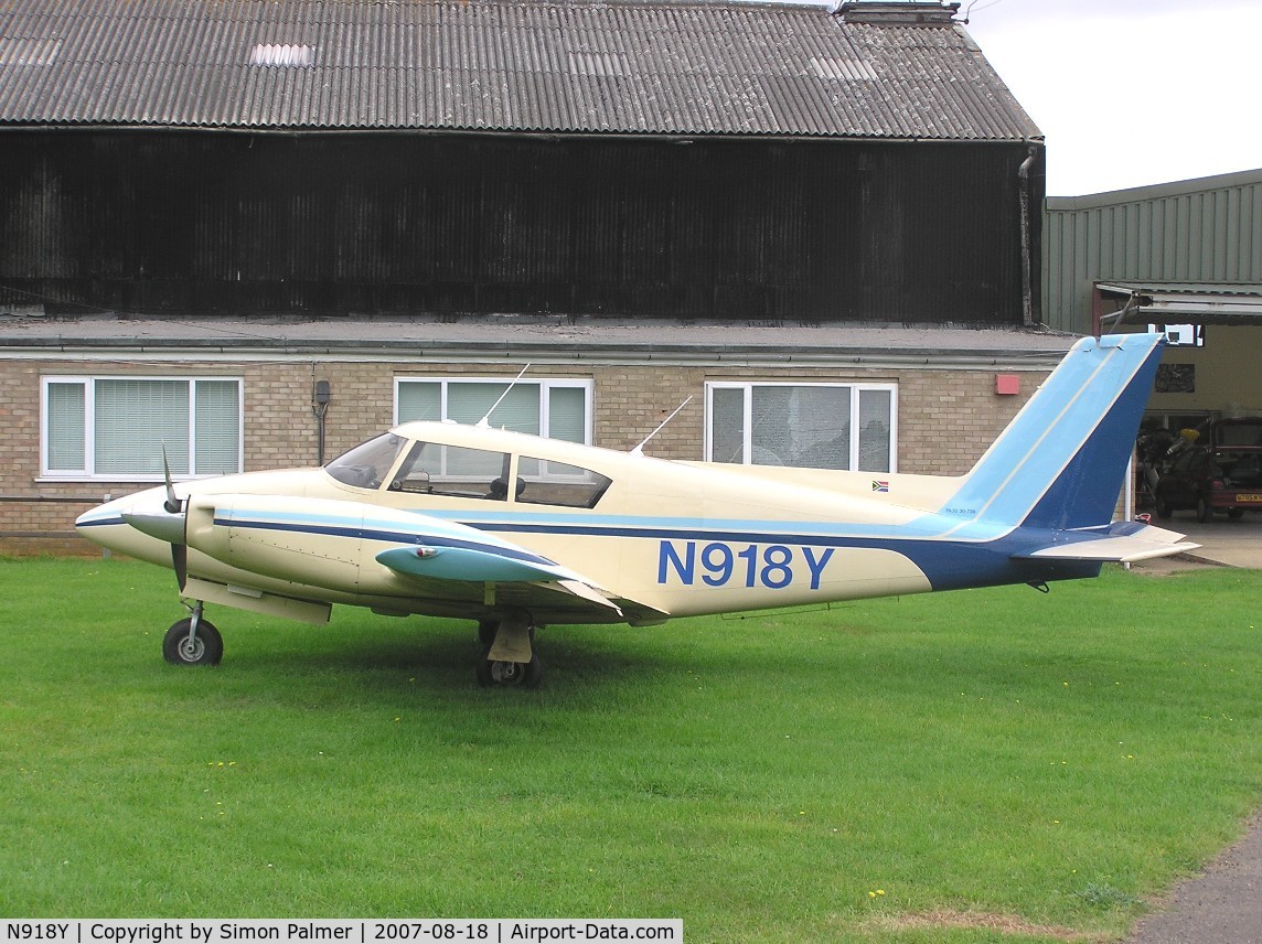 N918Y, 1965 Piper PA-30-160 Twin Comanche C/N 30-736, Twin Comanche at Sibson