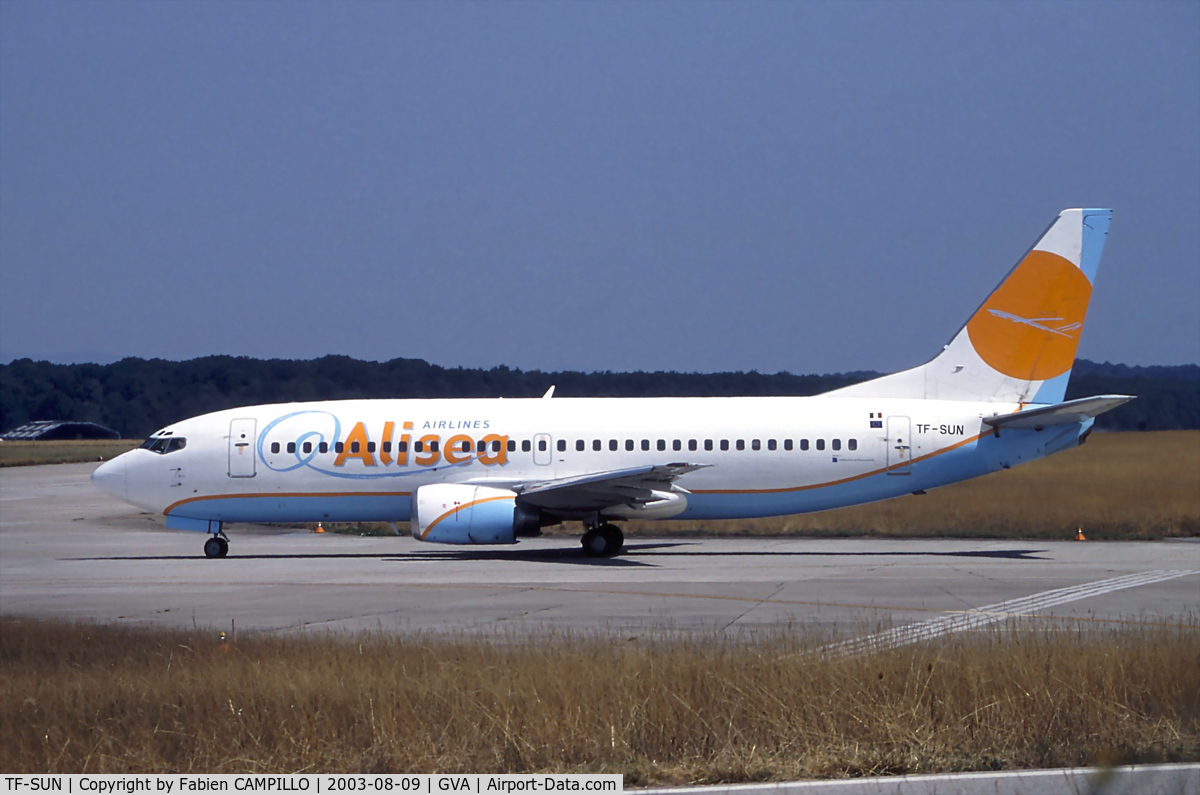 TF-SUN, 1986 Boeing 737-3Q8 C/N 23535, Alisea Airlines