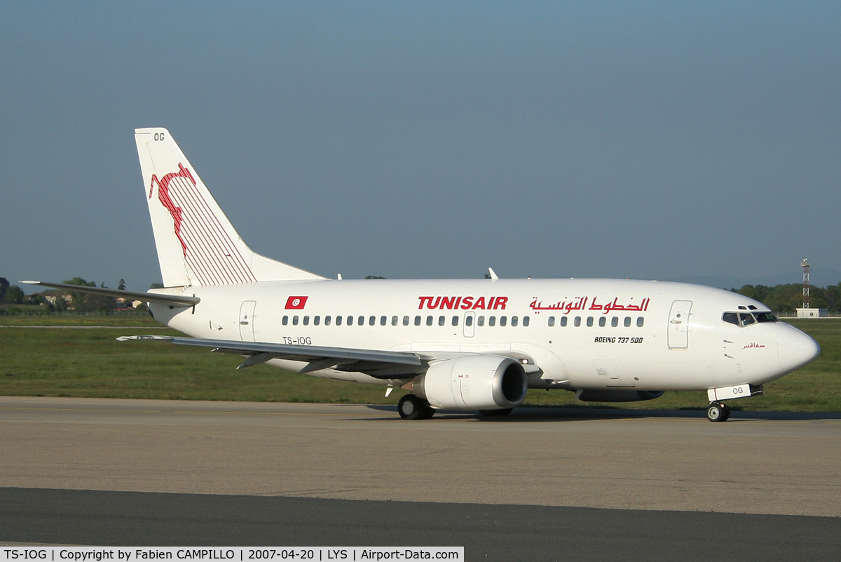 TS-IOG, 1992 Boeing 737-5H3 C/N 26639, Tunisair
