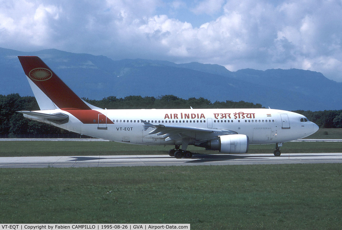 VT-EQT, 1990 Airbus A310-304 C/N 544, Air India