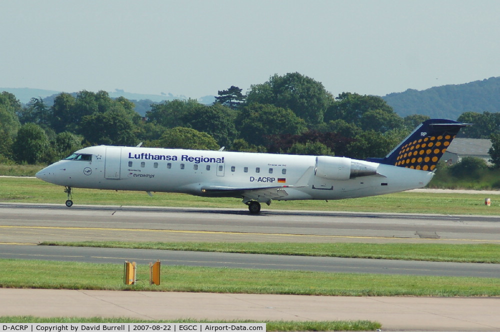 D-ACRP, 2002 Bombardier CRJ-200ER (CL-600-2B19) C/N 7625, Lufthansa Regional - Landing