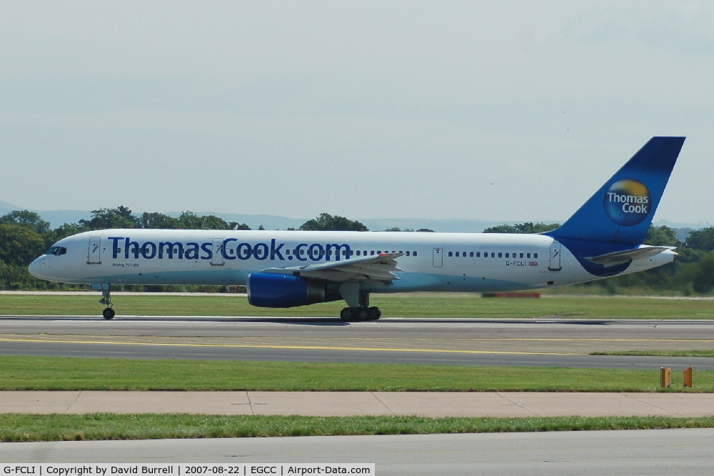 G-FCLI, 1995 Boeing 757-28A C/N 26275, Thomas Cook - Taking Off