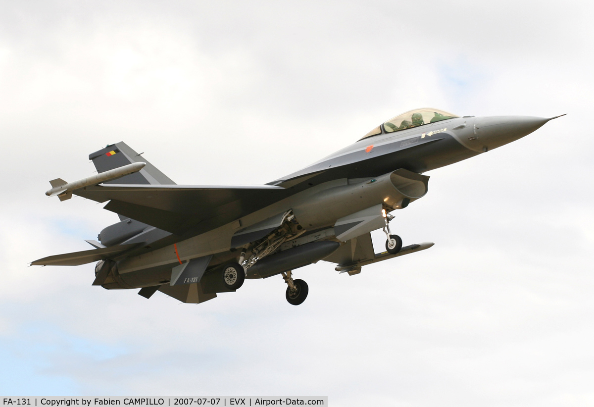 FA-131, 1991 SABCA F-16AM Fighting Falcon C/N 6H-131, Evreux Air Base Open Day 2007