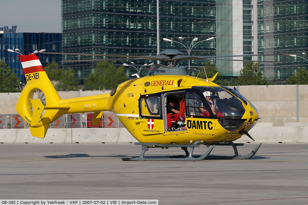 OE-XEI, 2000 Eurocopter EC-135T-2 C/N 0168, OEAMTC Eurocopter EC135
