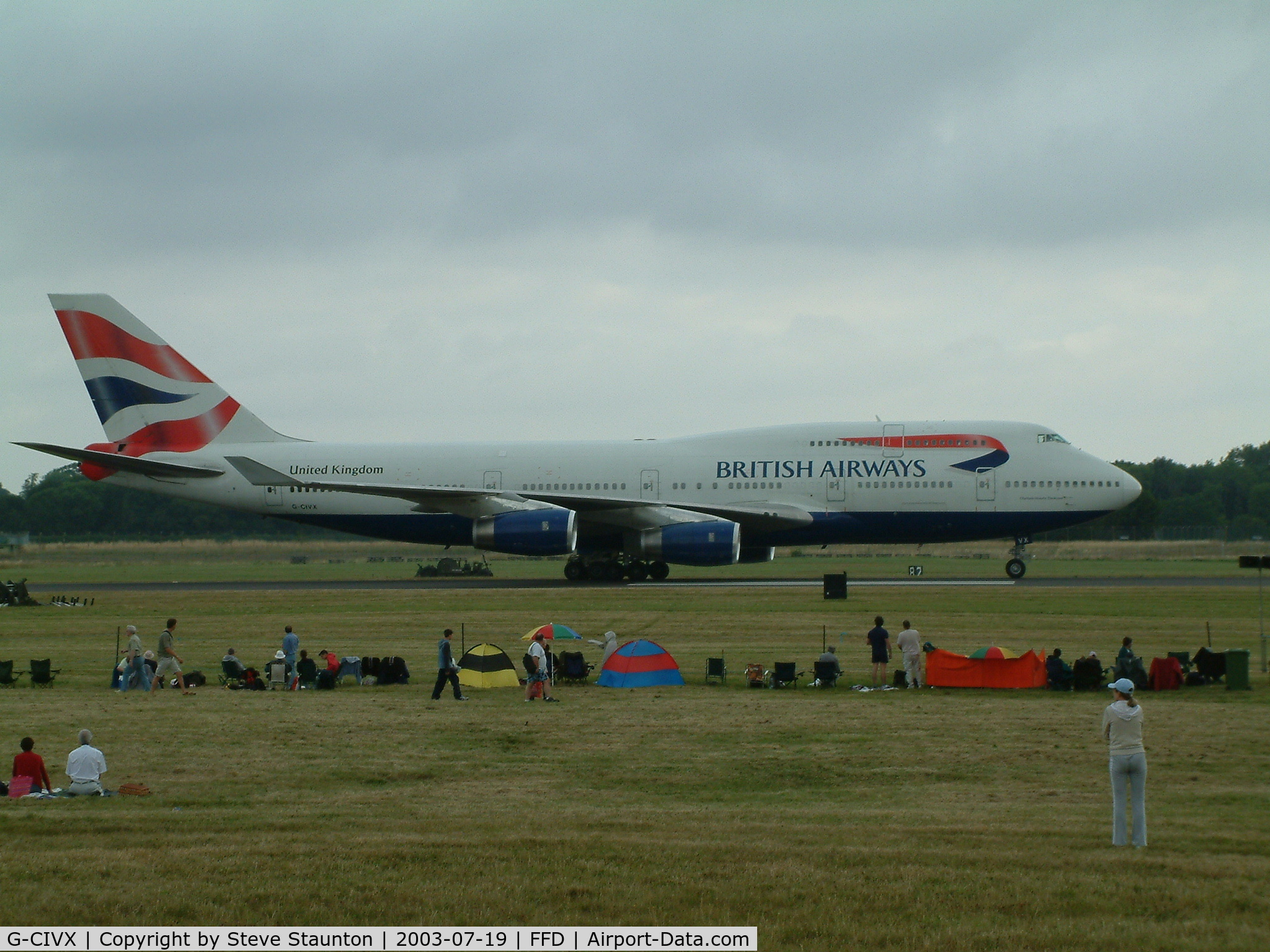 G-CIVX, 1998 Boeing 747-436 C/N 28852, Royal International Air Tattoo 2003