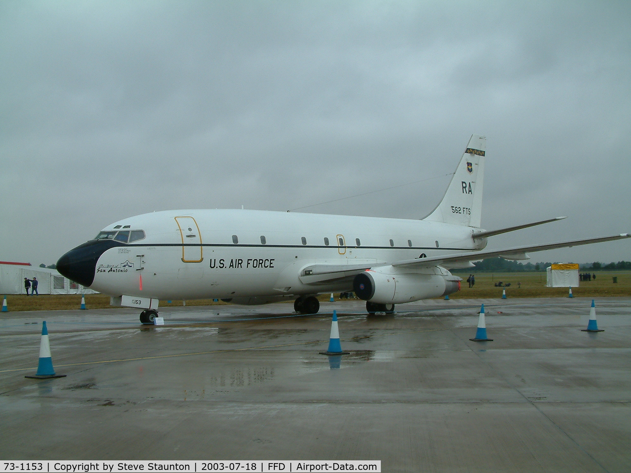 73-1153, 1973 Boeing CT-43A C/N 20700, Royal International Air Tattoo 2003