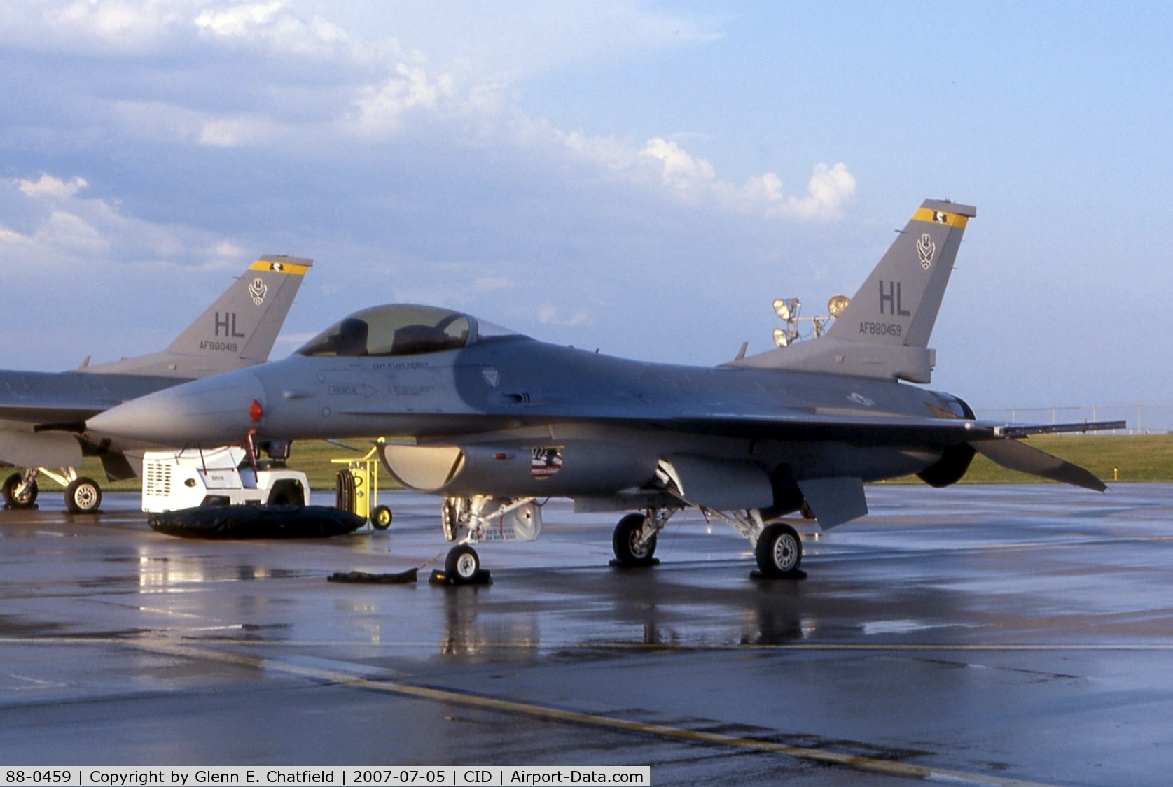 88-0459, 1988 General Dynamics F-16CG Night Falcon C/N 1C-61, F-16C for an open house