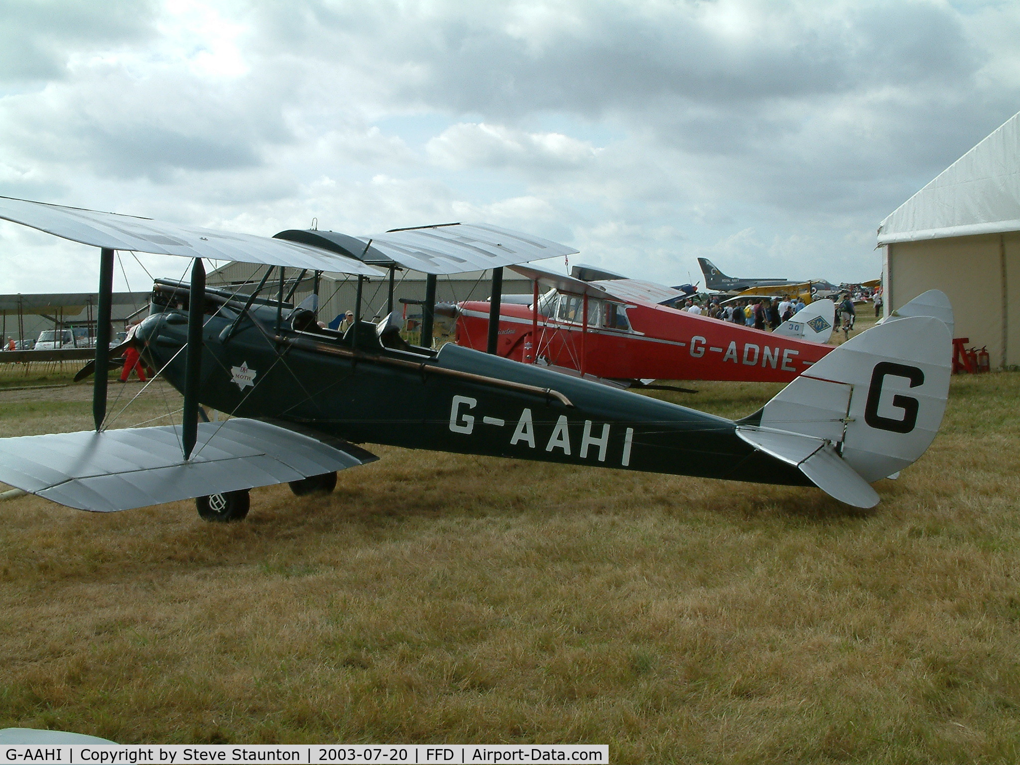 G-AAHI, 1929 De Havilland DH60G Gipsy Moth C/N 1082, Royal International Air Tattoo 2003