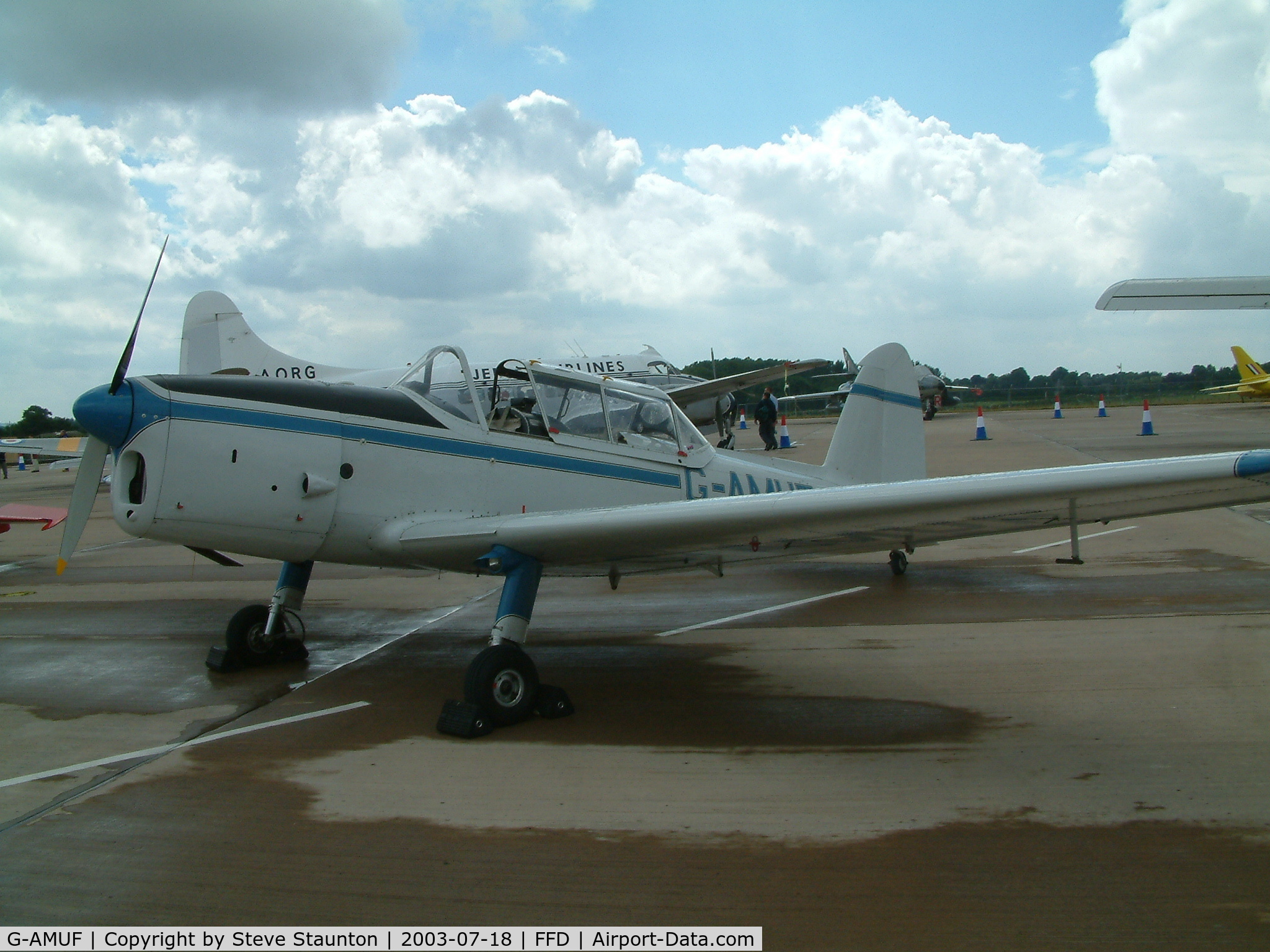 G-AMUF, 1952 De Havilland DHC-1 Chipmunk 21 C/N C1/0832, Royal International Air Tattoo 2003