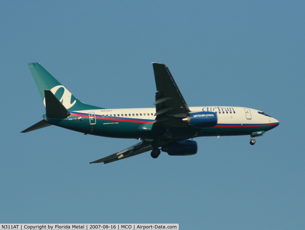 N311AT, 2006 Boeing 737-7BD C/N 33930, Air Tran