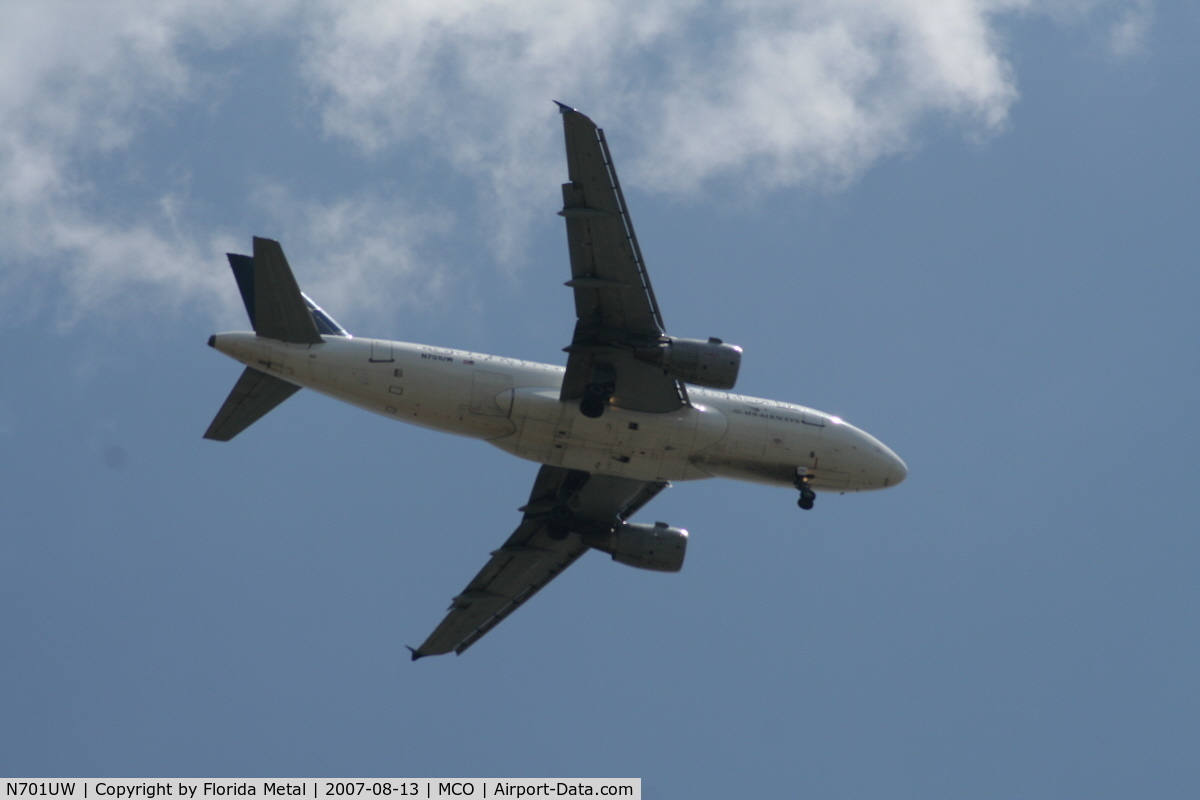 N701UW, 1998 Airbus A319-112 C/N 0890, US Airways