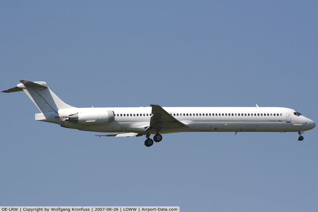 OE-LRW, 1989 McDonnell Douglas MD-83 (DC-9-83) C/N 49629, MapJet opf AtlasJet