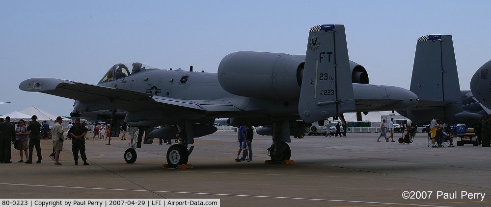 80-0223, 1980 Fairchild Republic A-10A Thunderbolt II C/N A10-0573, One of the Flying Tiger's birds