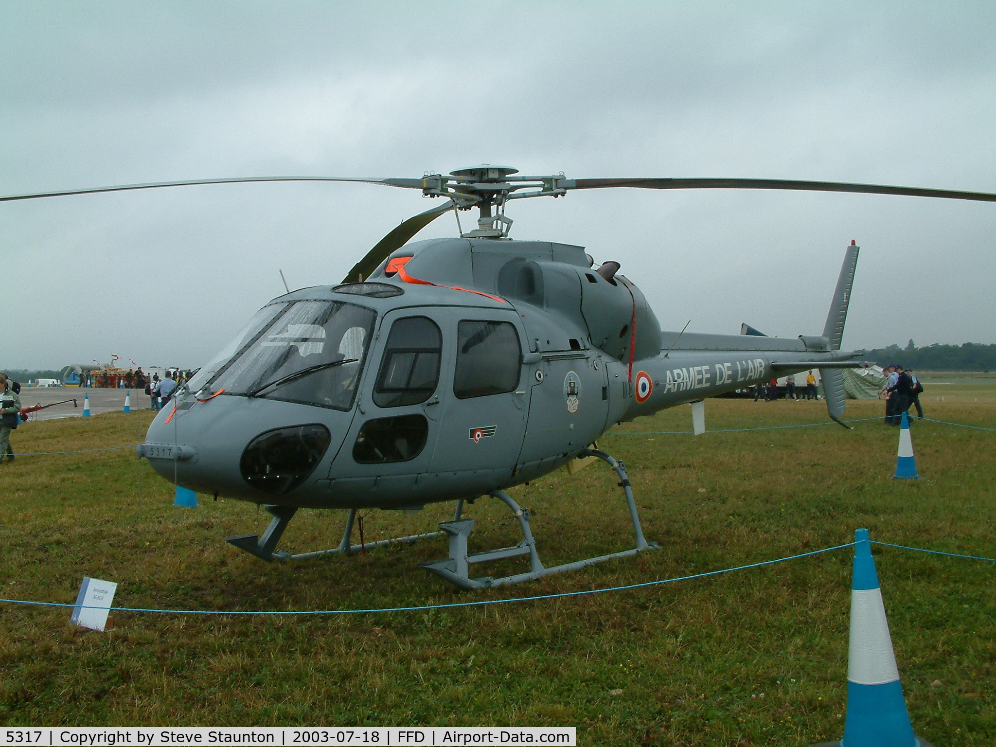 5317, Aérospatiale AS-555AN Fennec C/N 5317, Royal International Air Tattoo 2003