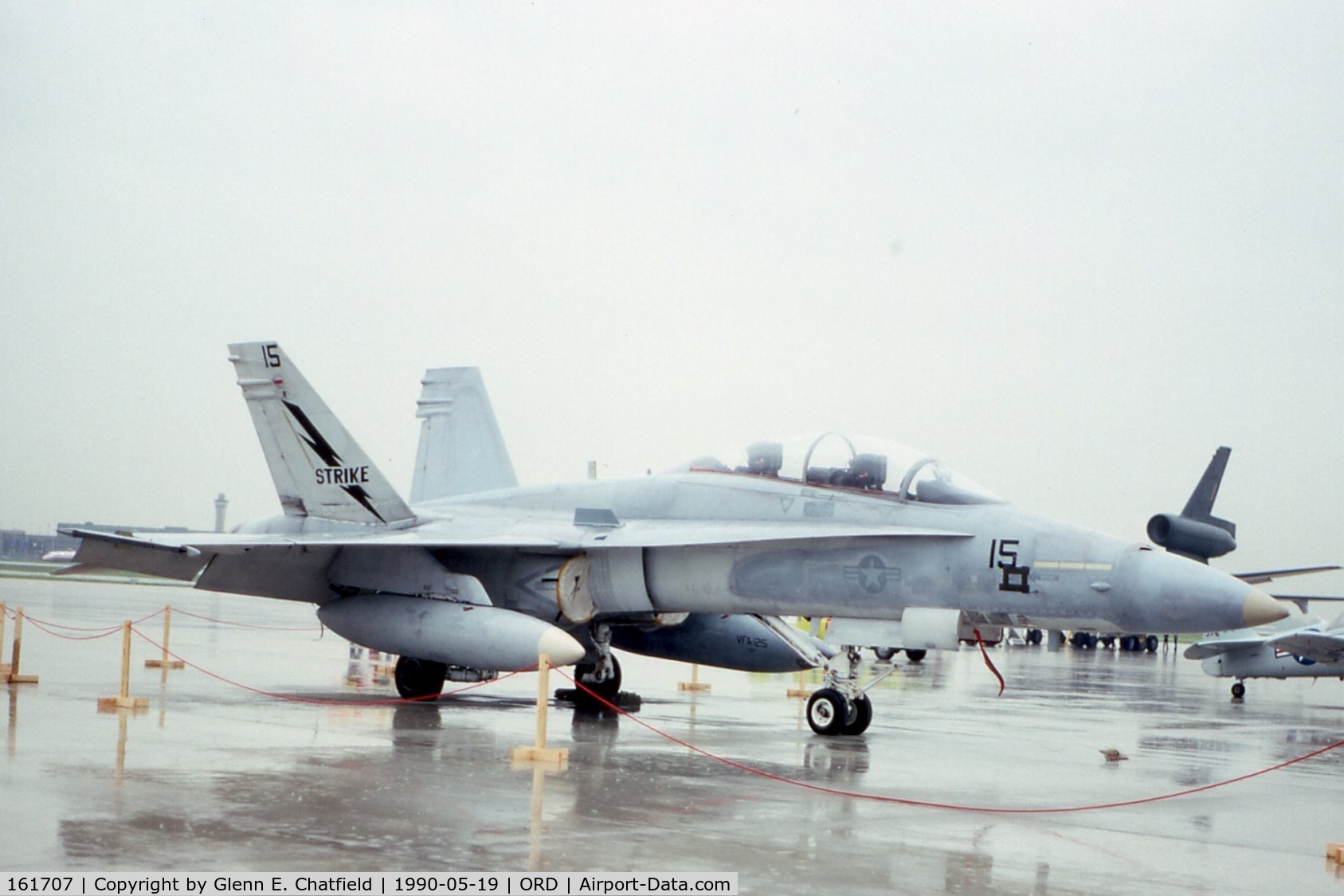 161707, McDonnell Douglas F/A-18B-8-MC Hornet C/N 0053/B014, F/A-18B at the ANG/AFR open house