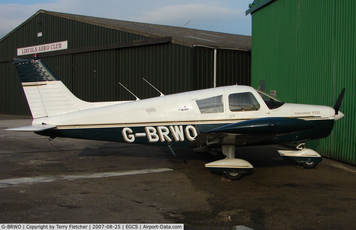 G-BRWO, 1973 Piper PA-28-140 Cherokee C/N 28-7325548, Pa-28-140
