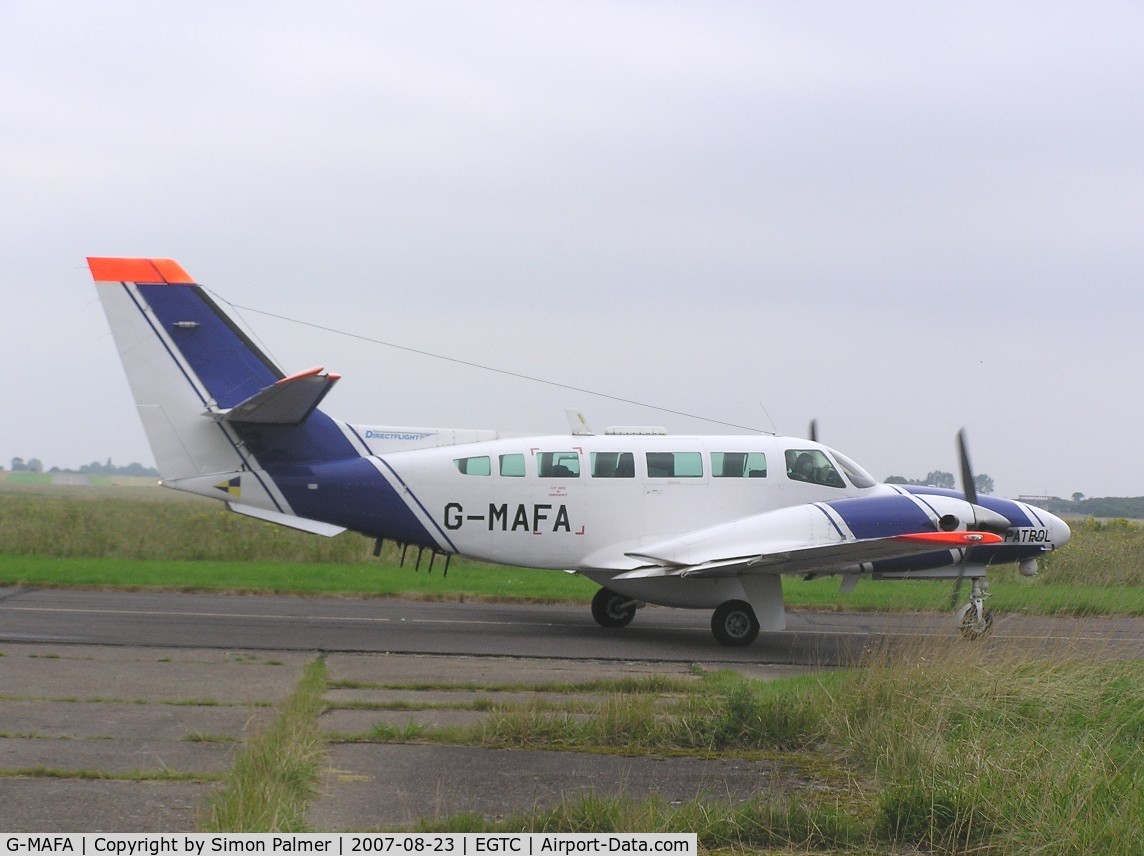 G-MAFA, 1989 Reims F406 Caravan II C/N F406-0036, Cessna 406 at Cranfield