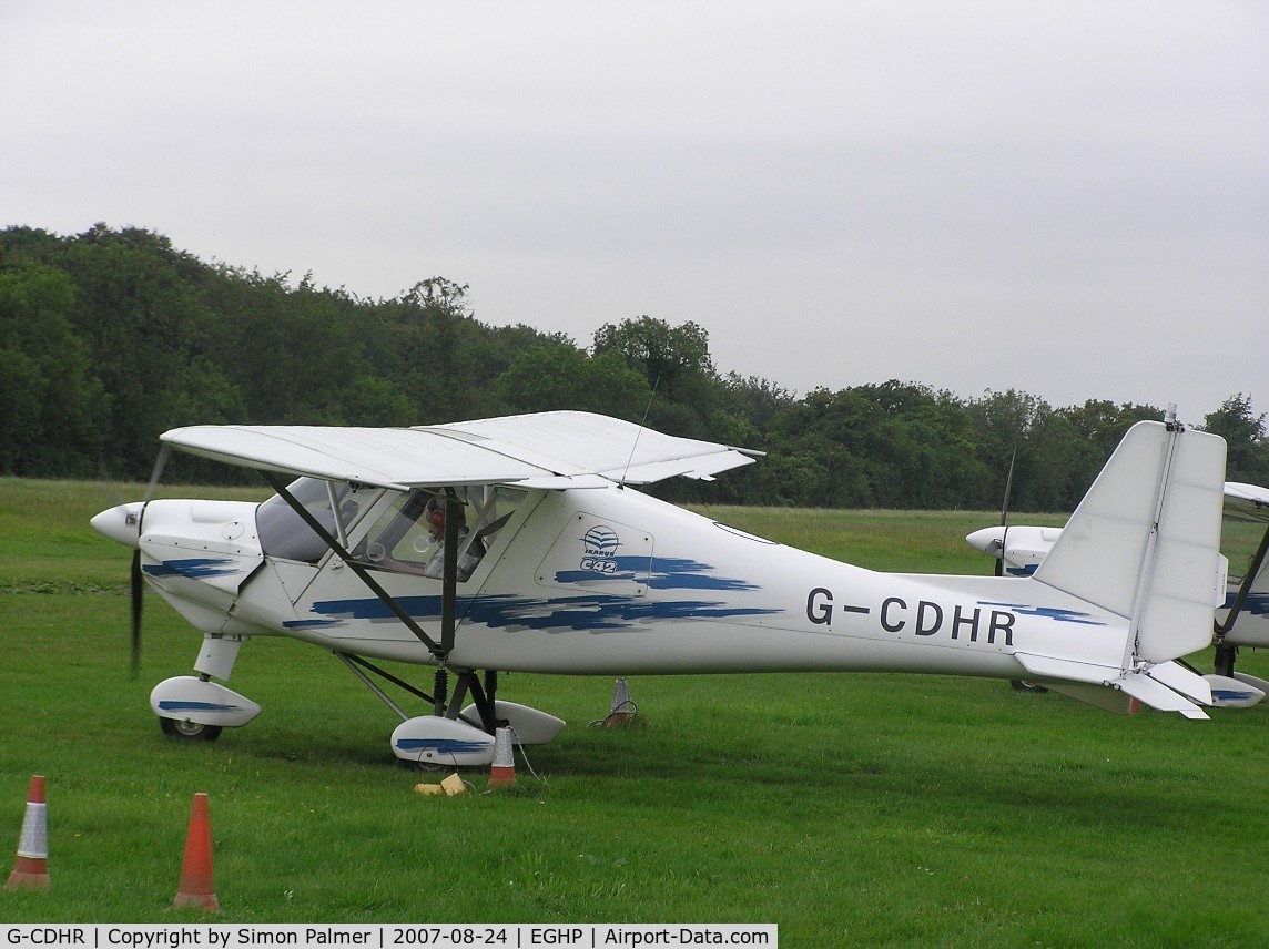 G-CDHR, 2005 Comco Ikarus C42 FB80 C/N 0502-6652, C42 at Popham