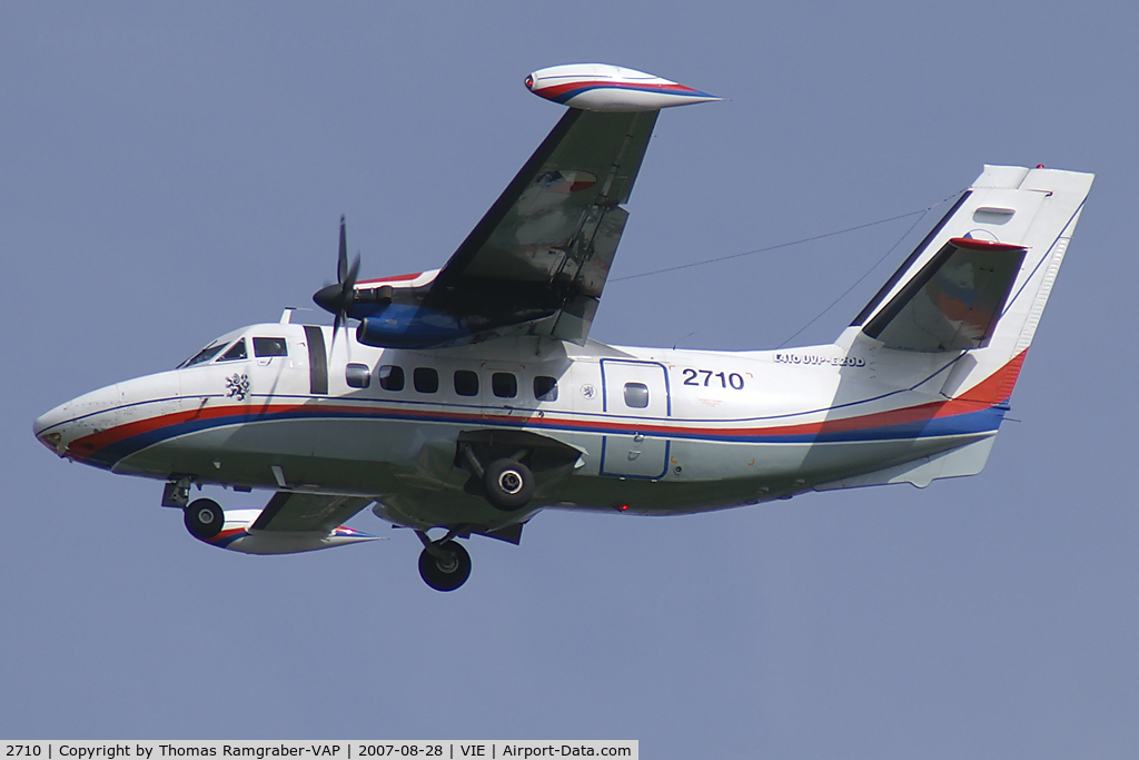 2710, 1992 Let L-410UVP Turbolet C/N 922710, Czech - Republich - Air Force Let 410