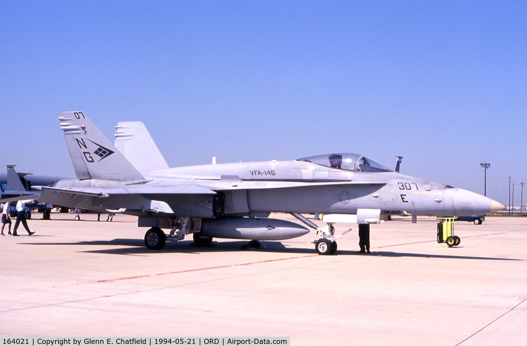 164021, 1990 McDonnell Douglas F/A-18C Hornet C/N 0905/C162, F/A-18C at the ANG/AFR open house