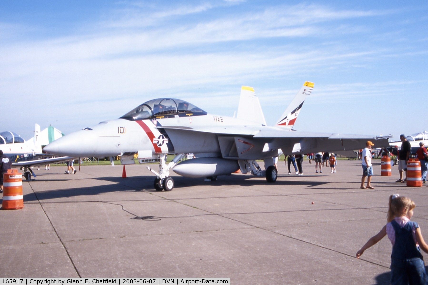 165917, Boeing F/A-18F Super Hornet C/N F063, F/A-18F at the Quad Cities Air Show