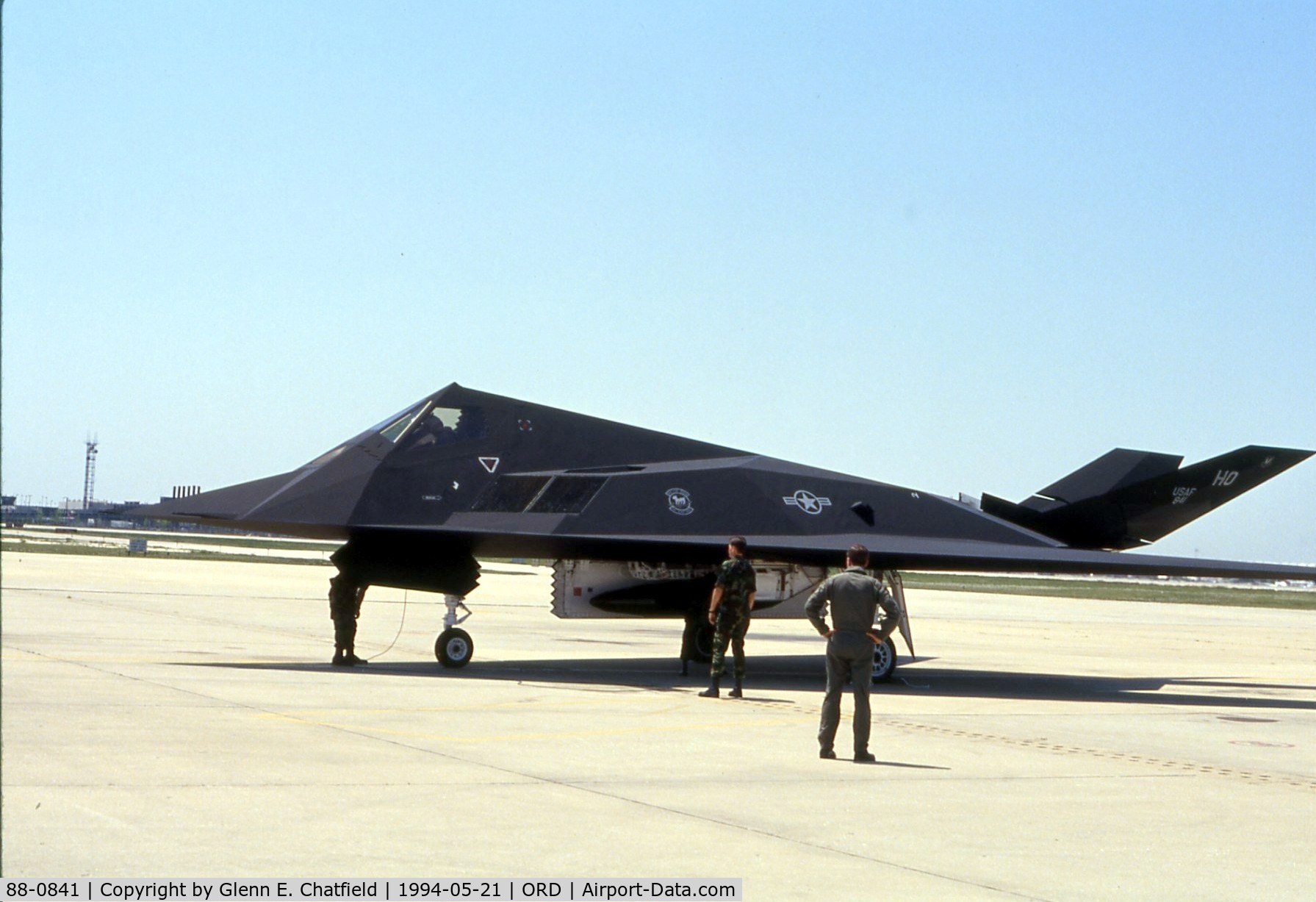 88-0841, 1988 Lockheed F-117A Nighthawk C/N A.4066, F-117A at the AFR/ANG open house