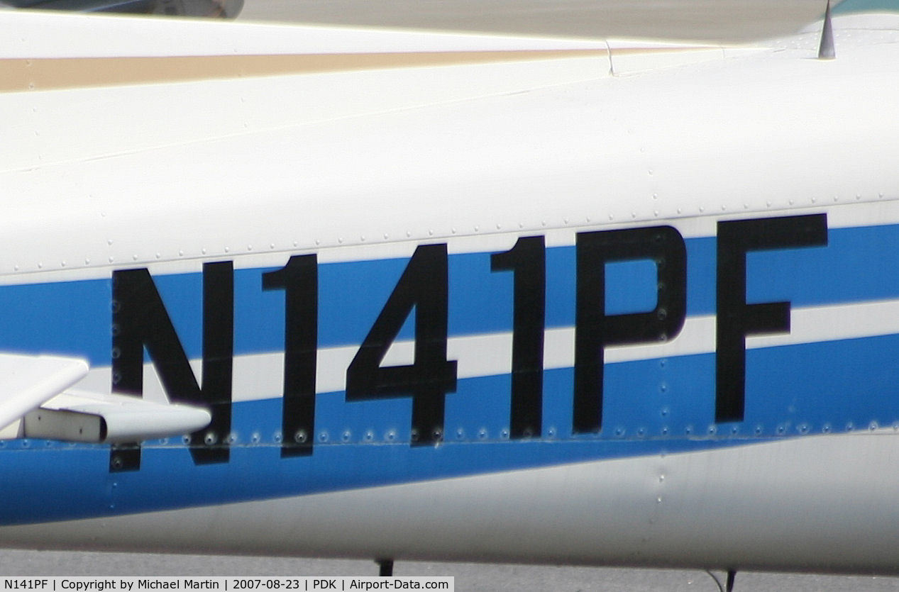 N141PF, 1978 Cessna 172N C/N 17271503, Tail Numbers