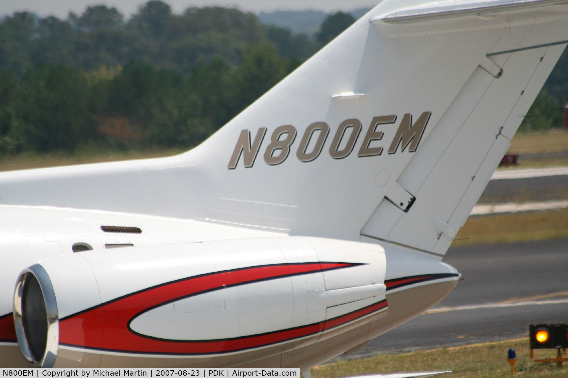 N800EM, 2004 Raytheon Hawker 800XP C/N 258649, Tail Numbers