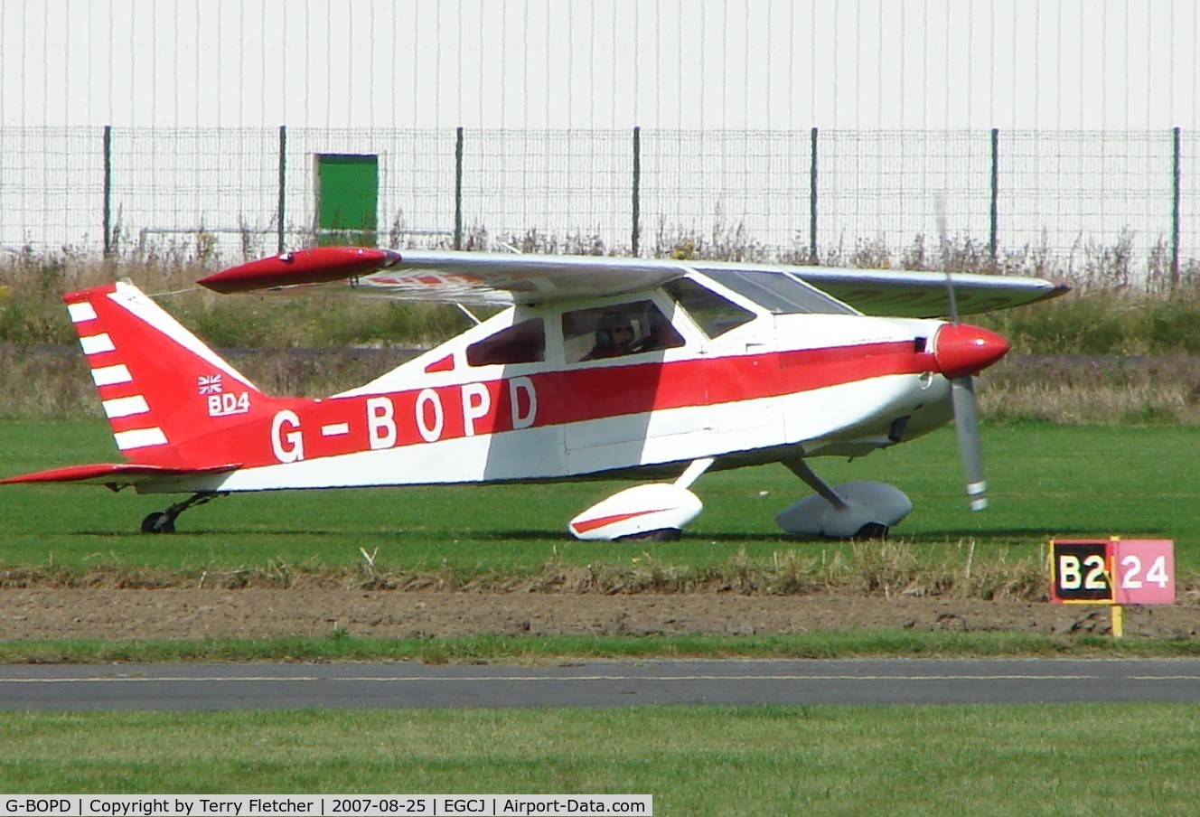 G-BOPD, 1974 Bede BD-4 C/N 632, 2007 PFA Regional Rally at Sherburn , Yorkshire , UK