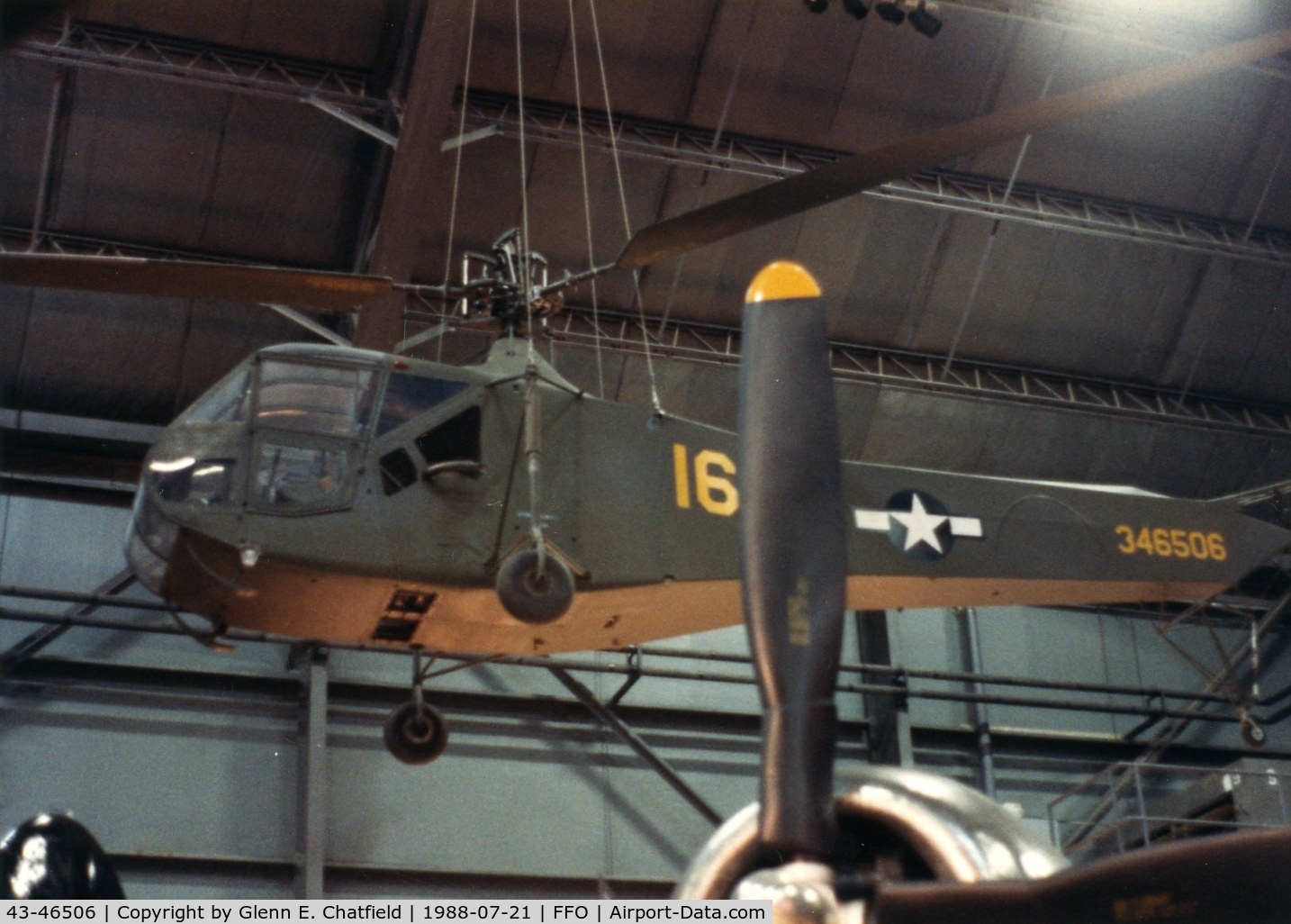 43-46506, 1943 Sikorsky R-4B Hoverfly C/N 50, H-4B at the National Museum of the U.S. Air Force