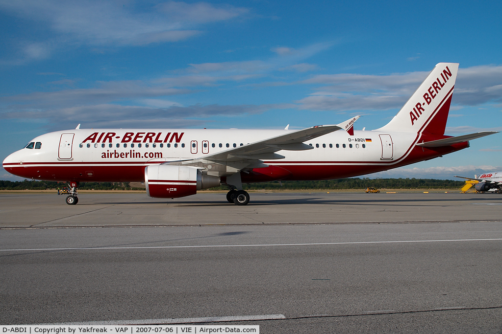 D-ABDI, 2006 Airbus A320-214 C/N 2853, Air Berlin Airbus 320