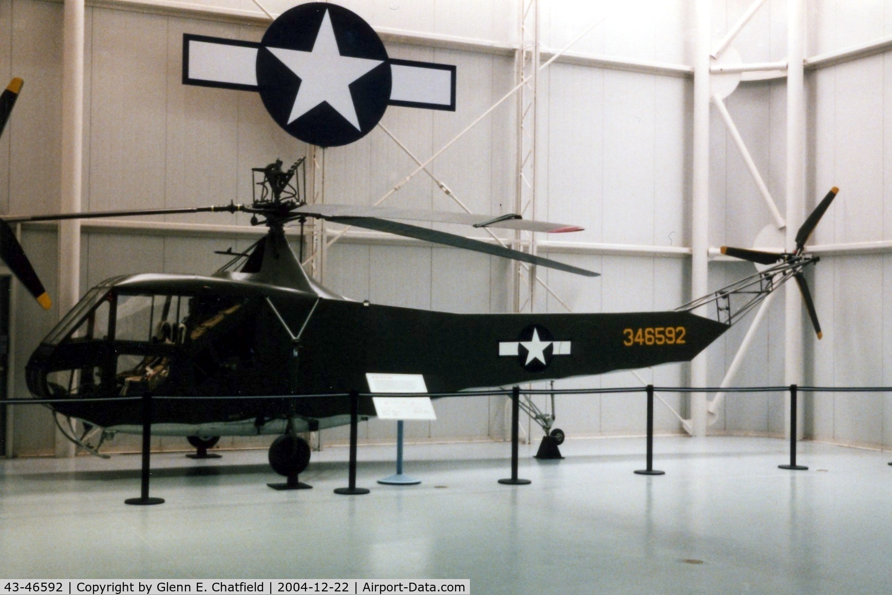 43-46592, 1943 Sikorsky R-4B Hoverfly C/N 136, R-4B at the Army Aviation Museum, Ft. Rucker.