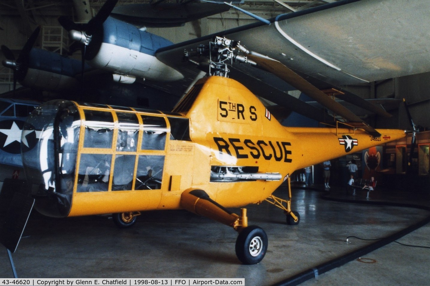 43-46620, 1943 Sikorsky YH-5A C/N 164, YR-5A at the National Museum of the U.S. Air Force