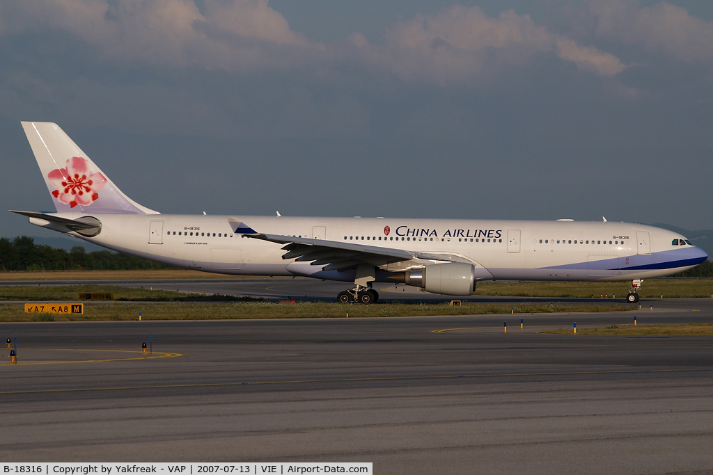 B-18316, 2007 Airbus A330-300 C/N 838, China AIrlines Airbus 330-300