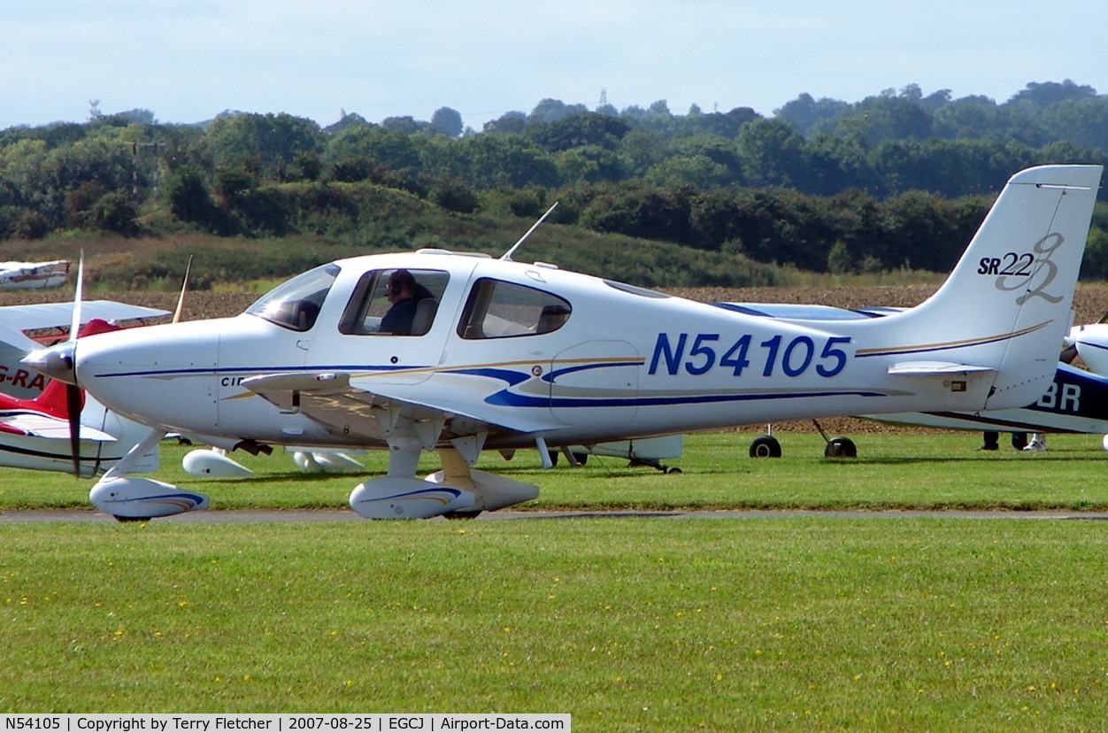 N54105, 2004 Cirrus SR22 G2 C/N 1139, 2007 PFA Regional Rally at Sherburn , Yorkshire , UK