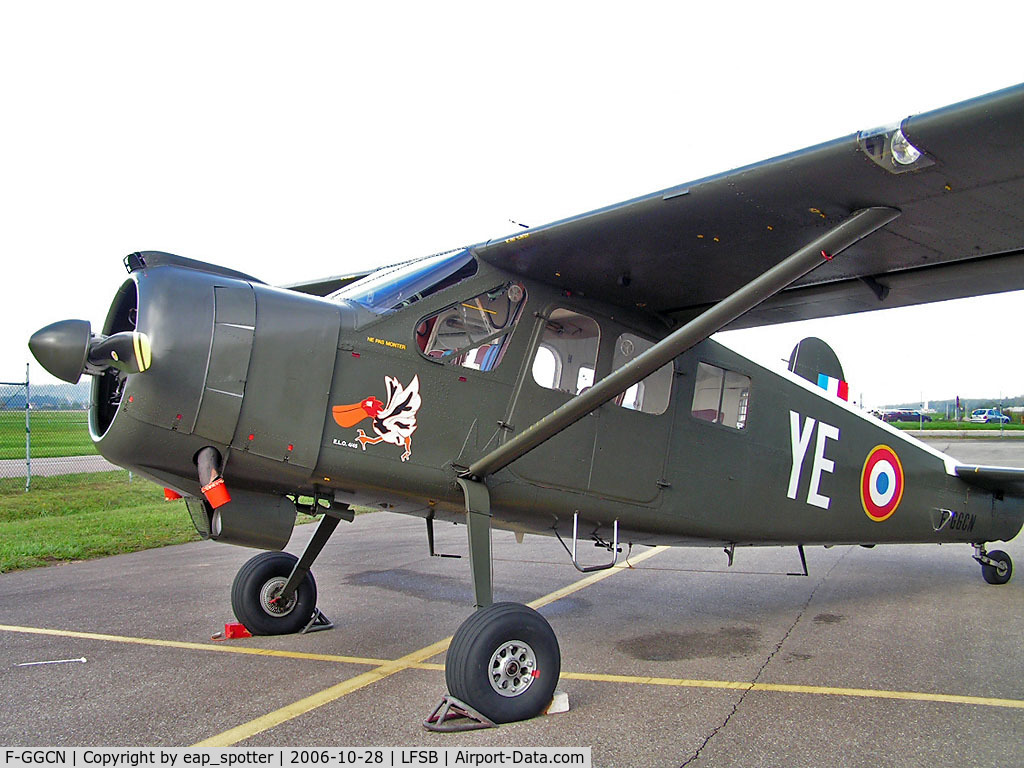 F-GGCN, 1956 Max Holste MH-1521M Broussard C/N 6, 60 Years Euroairport Basel-Mulhouse-Freiburg