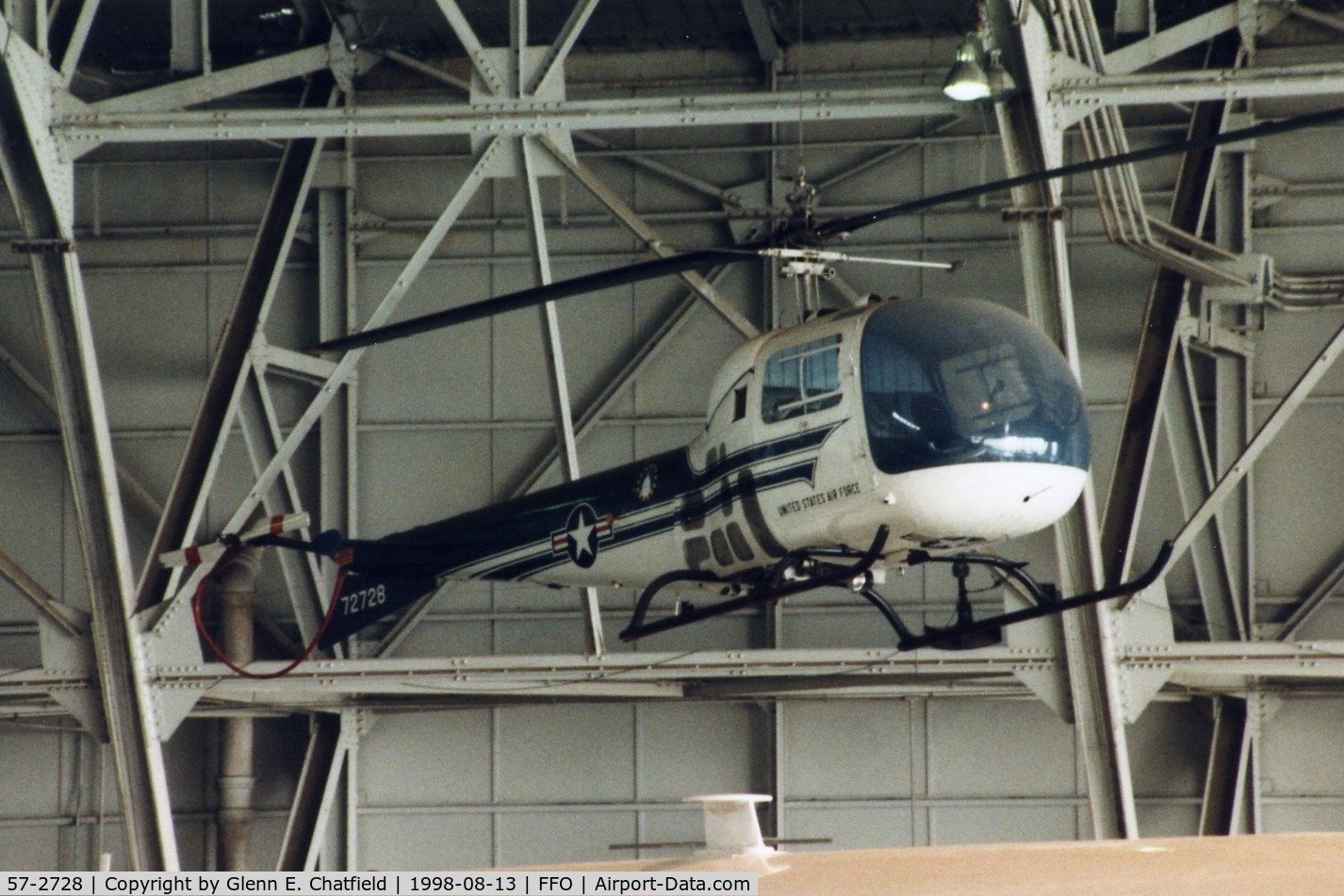 57-2728, 1957 Bell UH-13J Sioux C/N 1575, UH-13J at the National Museum of the U.S. Air Force