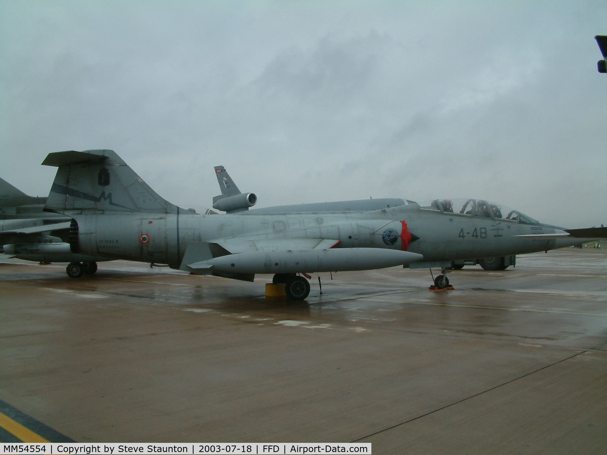 MM54554, 1961 Lockheed TF-104G Starfighter C/N 583D-5738, Royal International Air Tattoo 2003