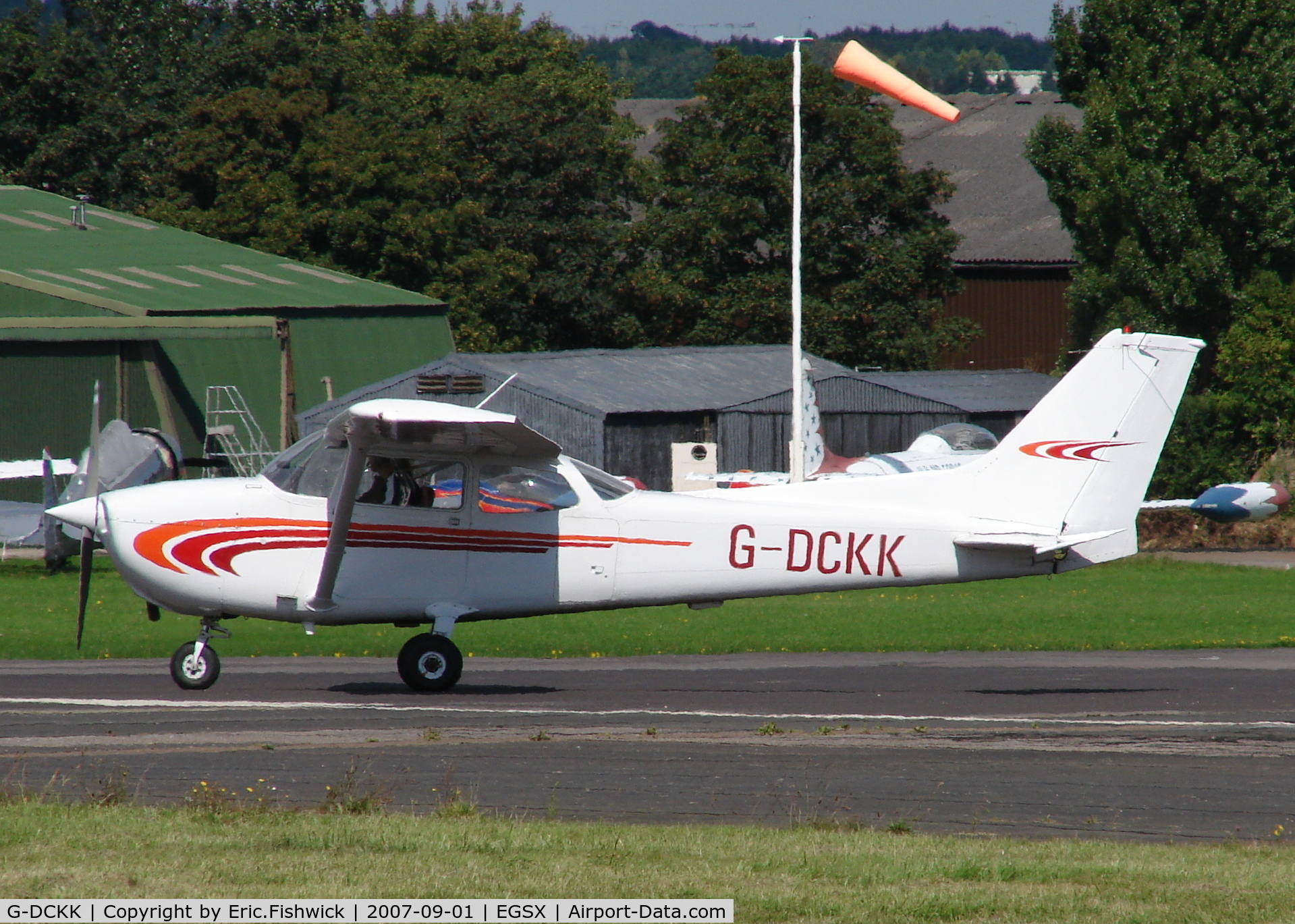 G-DCKK, 1977 Reims F172N Skyhawk C/N 1589, 1. G-DCKK at North Weald