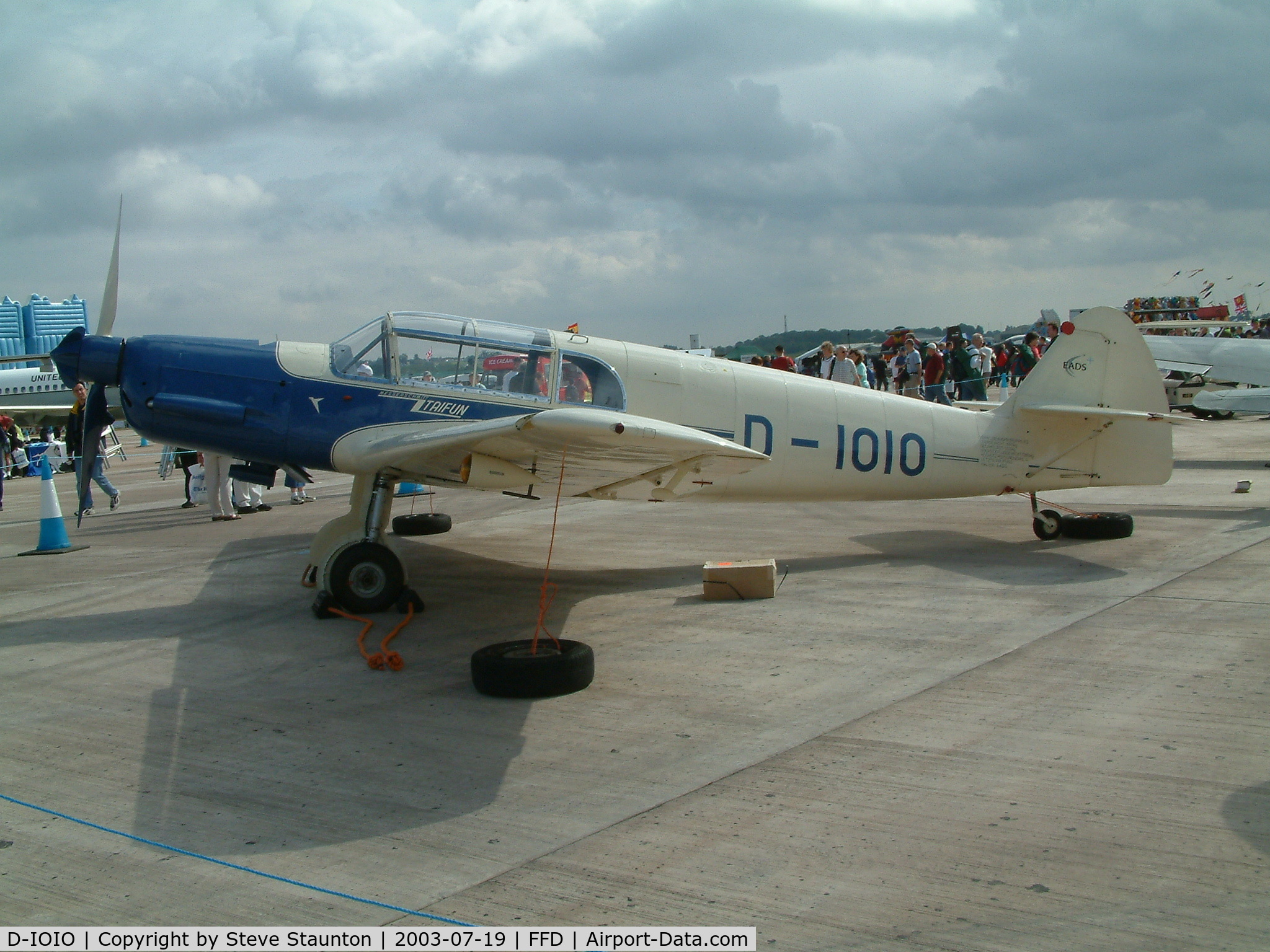 D-IOIO, Messerschmitt Bf-108B-1 Taifun C/N 2064, Royal International Air Tattoo 2003