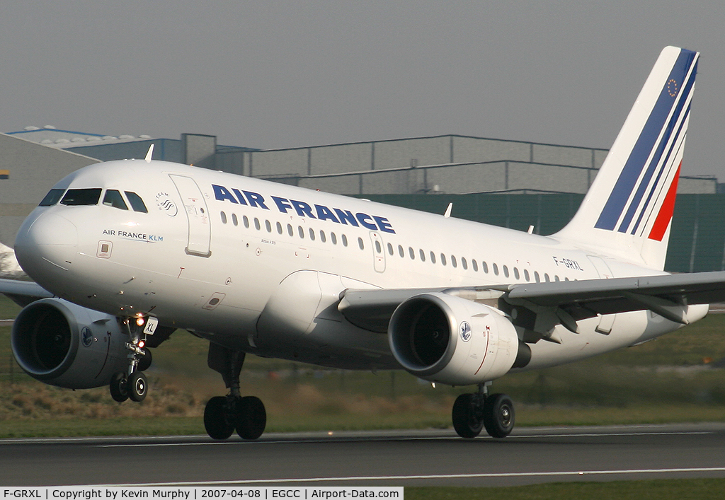 F-GRXL, 2006 Airbus A319-111 C/N 2938, AF A319