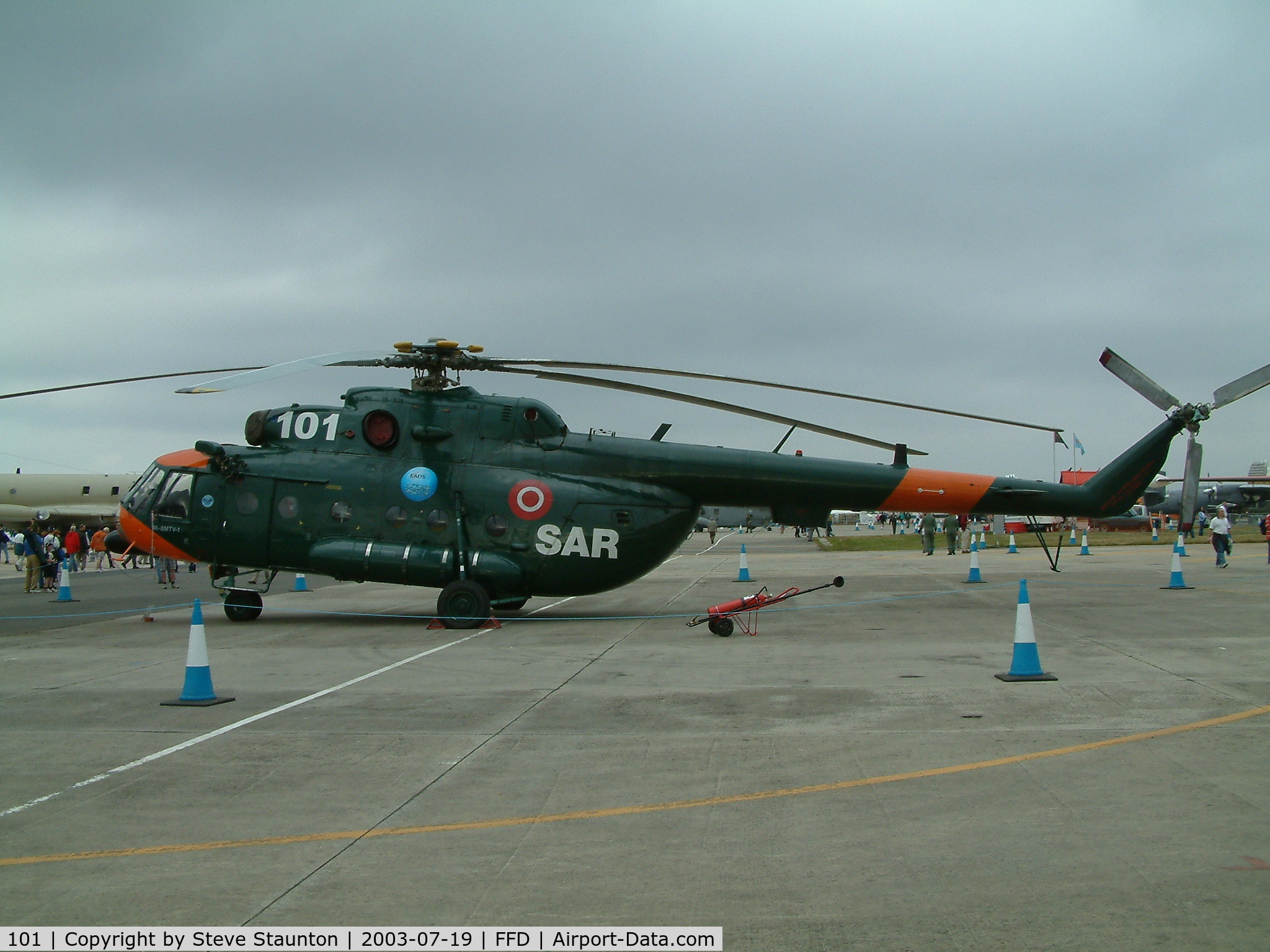 101, Mil Mi-8MTV-1 C/N 95578, Royal International Air Tattoo 2003
