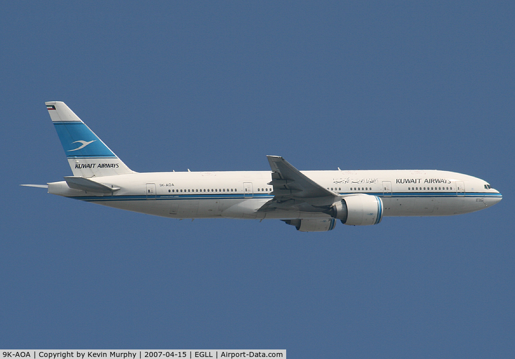 9K-AOA, 1998 Boeing 777-269/ER C/N 28743, Kuwait 777