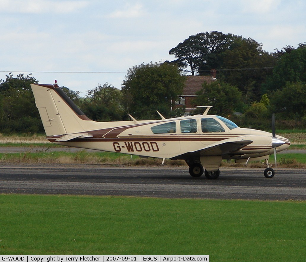 G-WOOD, 1969 Beech 95-B55 Baron Baron C/N TC-1283, Beech 95-55