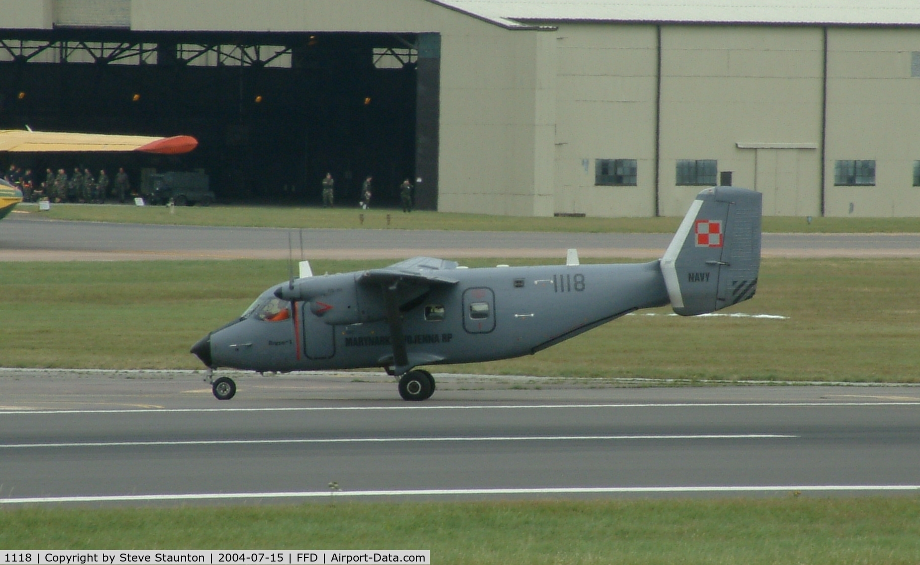 1118, PZL-Mielec M-28B1TD Bryza 1TD C/N AJG002-02, Royal International Air Tattoo 2004